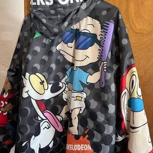 Members only X rugrats jacket w hoodie